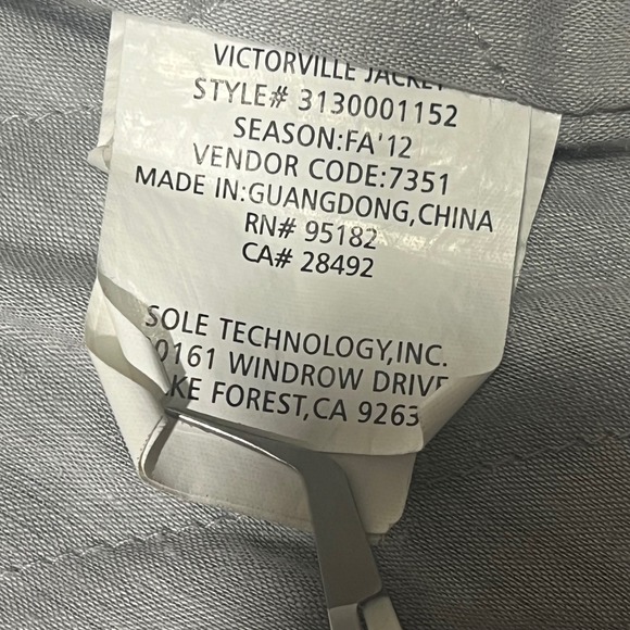 VTG Altamont Victorville Jacket Mens XL Blue Hooded Quilted Lining Y2K *FLAWS - Picture 13 of 15